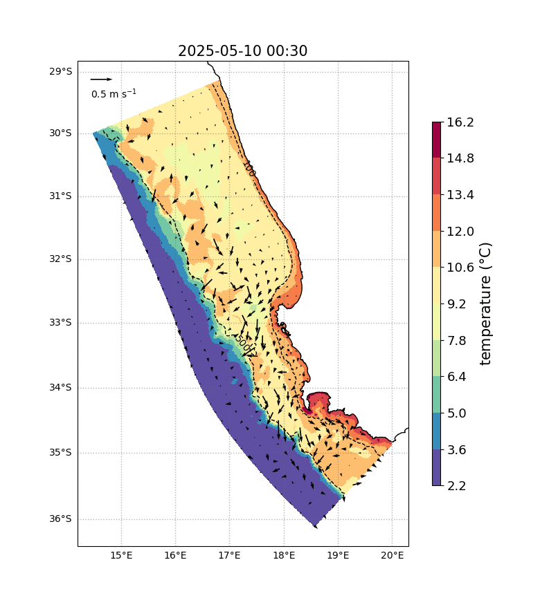 Bottom Temperature Animation